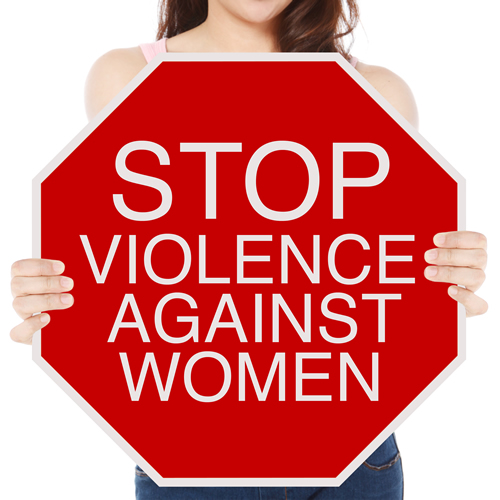 Violence Against Women And Children Slogan